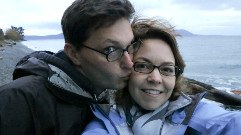 ...at the beach below Willows Inn