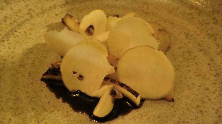 Celery root with chestnuts