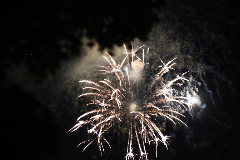 Fireworks over Bellingham